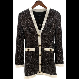 Ronny Kobo Women's Lanalia Mini Dress Black/White - Regular